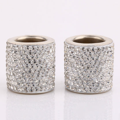 4 PCS Car Crystal Head Pillow Modified Decoration (White) by buy2fix