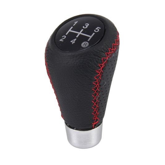 Universal 5-Speed Manual Shift Knob Manual Gear Shift Knob Stick Head Fit for All Car(Red) by buy2fix
