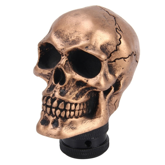 Universal Skull Head Shape Resin ABS Manual or Automatic Gear Shift Knob Fit for All Car by buy2fix