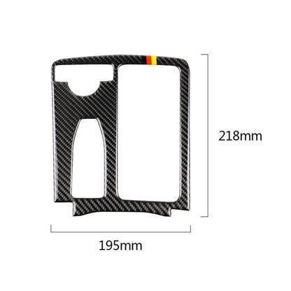 Car German Flag Carbon Fiber Left Drive Gear Position Panel Decorative Sticker for Mercedes-Benz W204 2007-2013 / W212 2010-2012 by buy2fix