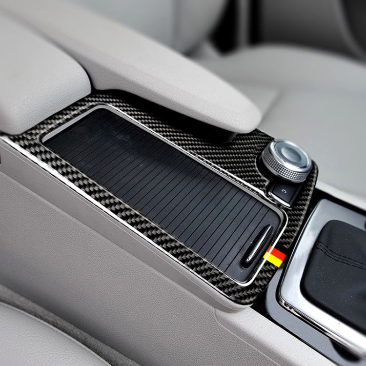 Car German Flag Carbon Fiber Left Drive Gear Position Panel Decorative Sticker for Mercedes-Benz W204 2007-2013 / W212 2010-2012 by buy2fix