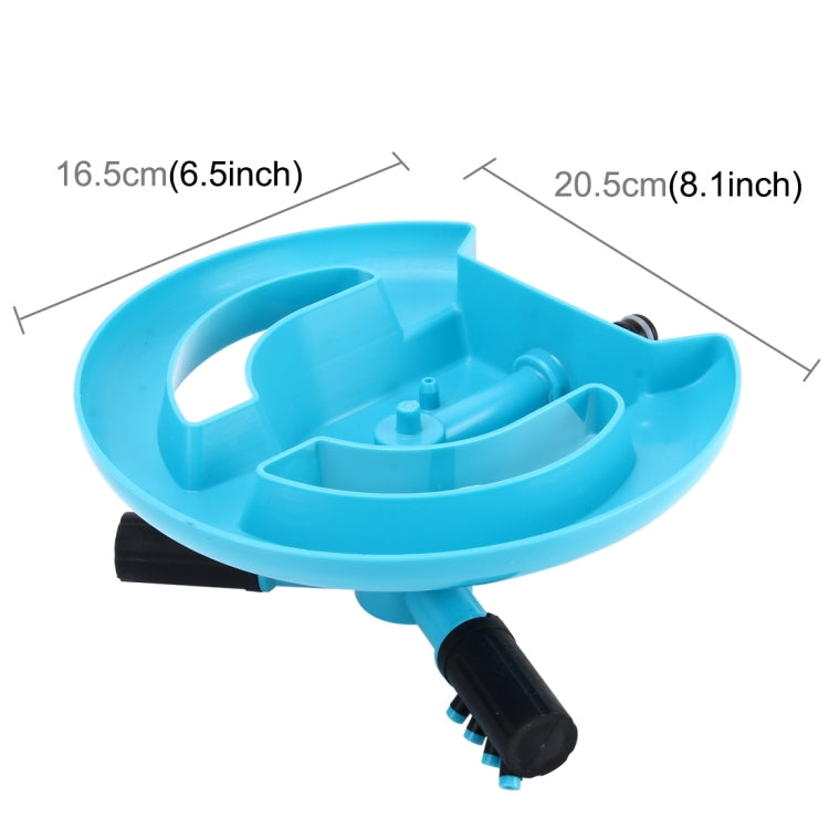 Garden Automatic Rotating Nozzle 360 Degree Rotary Automatic Sprinkler Garden Lawn Watering Nozzle,Applicable for 1/2 inch Water Pipes(Blue) by buy2fix