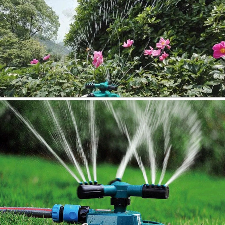 Garden Automatic Rotating Nozzle 360 Degree Rotary Automatic Sprinkler Garden Lawn Watering Nozzle,Applicable for 1/2 inch Water Pipes(Blue) by buy2fix