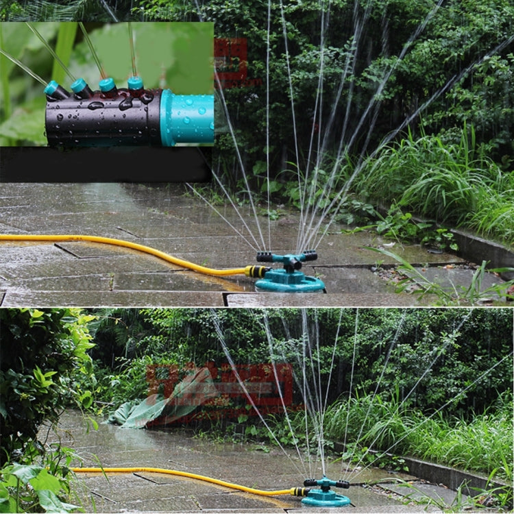 Garden Automatic Rotating Nozzle 360 Degree Rotary Automatic Sprinkler Garden Lawn Watering Nozzle,Applicable for 1/2 inch Water Pipes(Blue) by buy2fix