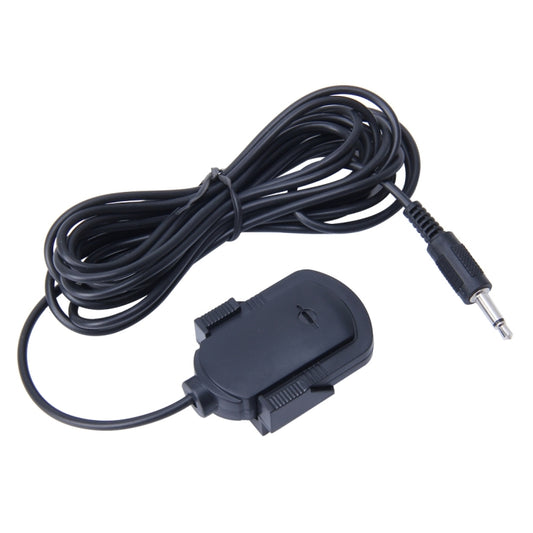 Car Audio Microphone 3.5mm Jack Plug 2 Pole Mono Mic Stereo Mini Wired External Sticker Microphone Player for Auto DVD Radio, Cable Length: 2.1m by buy2fix