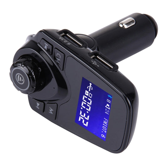 T11 Bluetooth FM Transmitter Car MP3 Player with LED Display, Support Double USB Charge & Handsfree & TF Card & U Disk Music Play Function by buy2fix