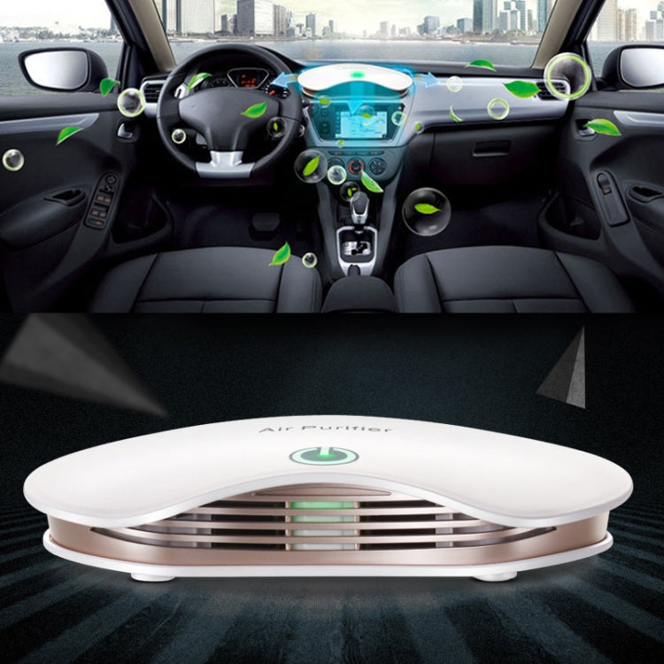 BL-001 Car / Household Smart Touch Control Air Purifier Negative Ions Air Cleaner(White) - In Car by buy2fix | Online Shopping UK | buy2fix