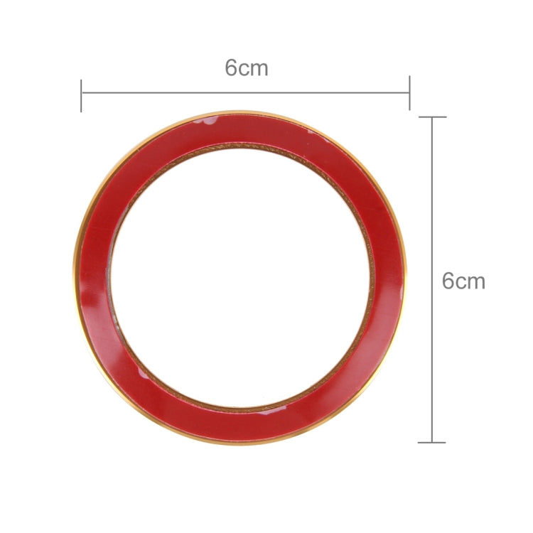 Aluminium Alloy Steering Wheel Decoration Ring Cover Sticker for BMW(Gold) by buy2fix