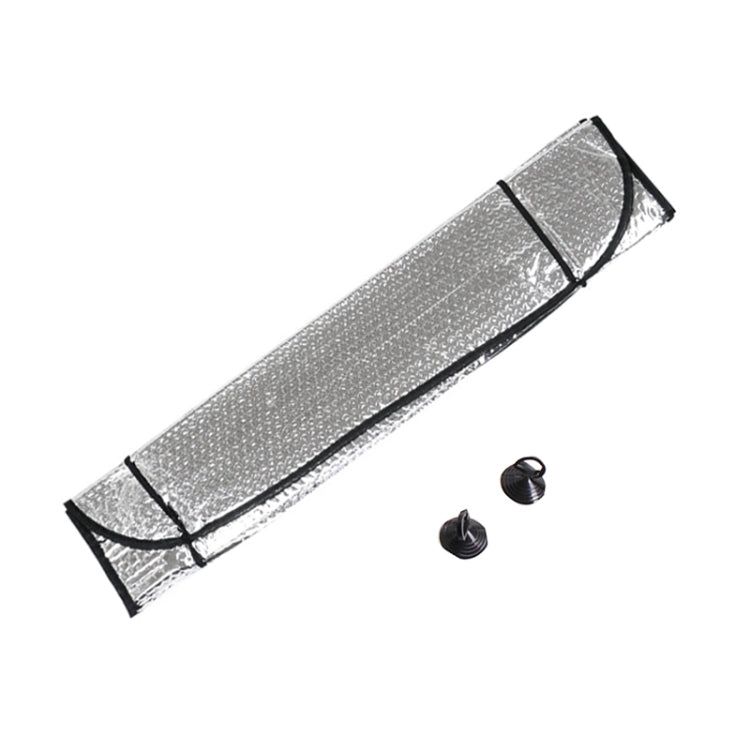 General Purpose Epe Car Sun Visor Before The File, Size: 140cm x 70cm(Silver) by buy2fix