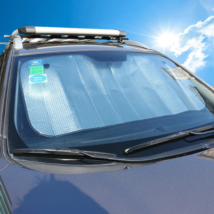 General Purpose Epe Car Sun Visor Before The File, Size: 140cm x 70cm(Silver) by buy2fix