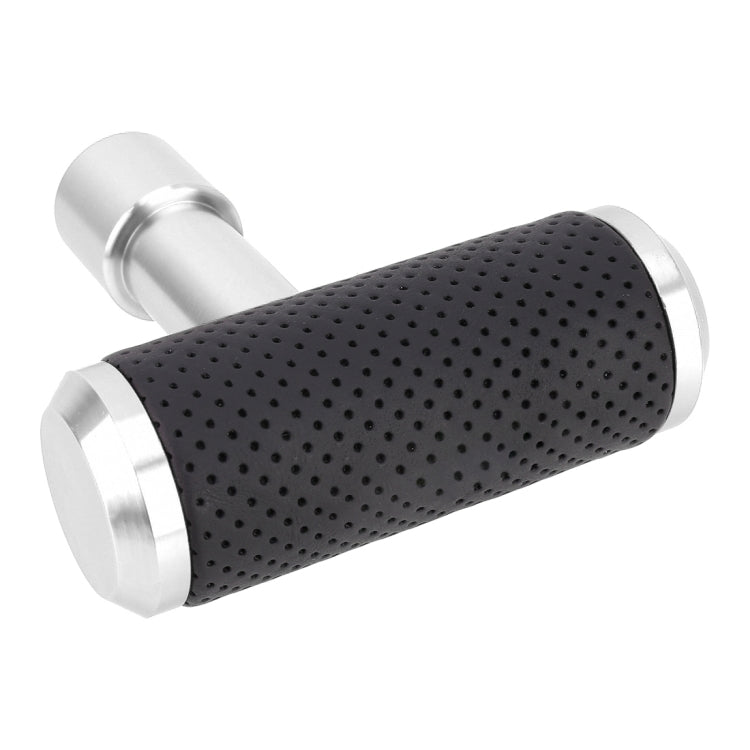 Universal Car T-shaped Gear Head Gear Shift Knob(Silver) by buy2fix