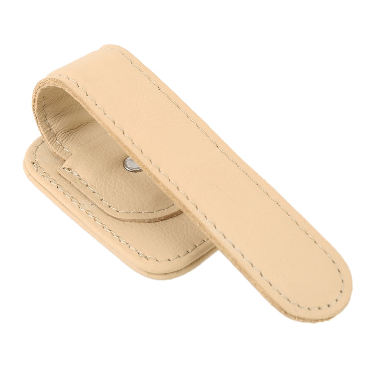 Car Multi-functional Sunglasses Clip Holder(Beige) by buy2fix