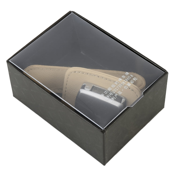 Car Multi-functional Sunglasses Clip Holder(Beige) by buy2fix
