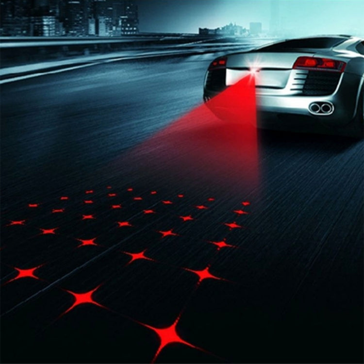 200mW Flashing Star Pattern Red Light Car Laser Fog Lamp, DC 8-36V, Cable Length: 73cm - Fog / Driving Lights by buy2fix | Online Shopping UK | buy2fix