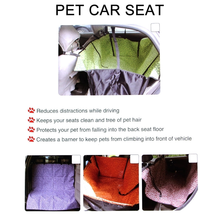 Nonslip Folding Car Front Seat Pattern Cover Pet Cat Dog Cushion Mat, Size: 100 x 50 x 0.1 cm by buy2fix