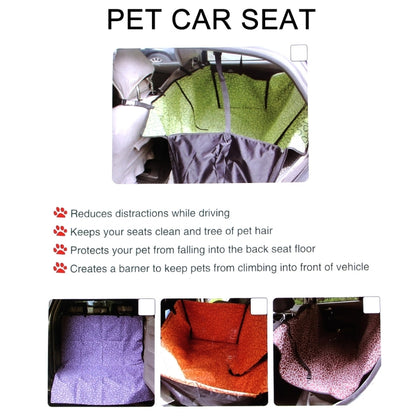 Nonslip Folding Car Front Seat Pattern Cover Pet Cat Dog Cushion Mat, Size: 100 x 50 x 0.1 cm by buy2fix
