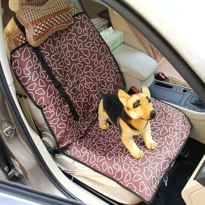Nonslip Folding Car Front Seat Pattern Cover Pet Cat Dog Cushion Mat, Size: 100 x 50 x 0.1 cm by buy2fix