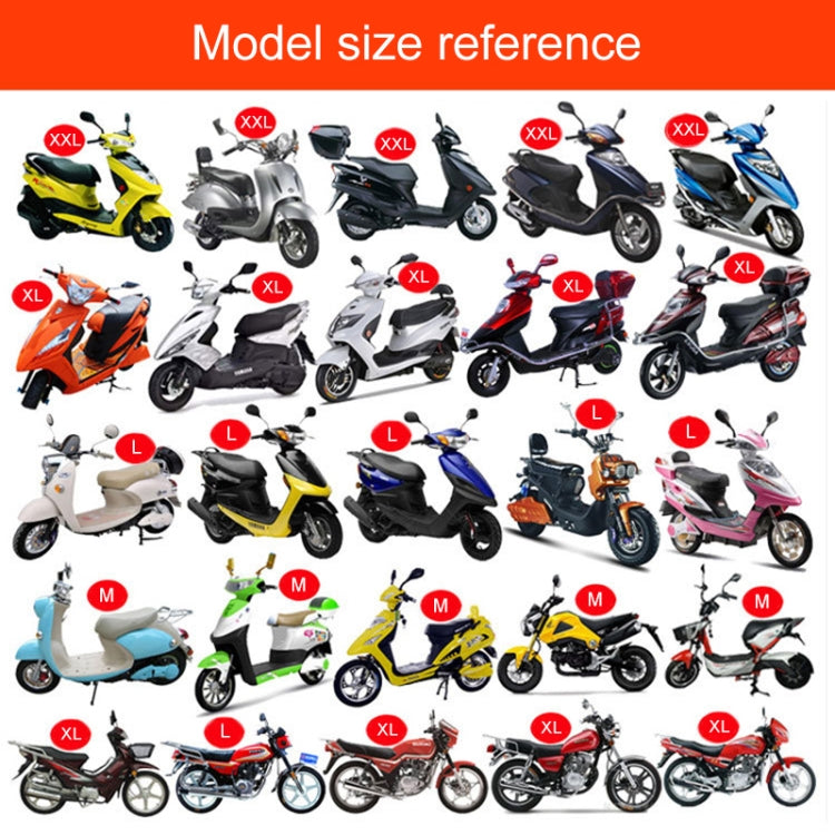 Waterproof Motorcycle Sun Protection Heat Insulation Seat Cover Prevent Bask In Seat Scooter Cushion Protect, Size: M, Length: 60-70cm; Width: 40-45cm(Black Blue) by buy2fix