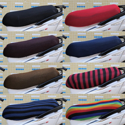 Waterproof Motorcycle Sun Protection Heat Insulation Seat Cover Prevent Bask In Seat Scooter Cushion Protect, Size: XL, Length: 78-85cm; Width: 40-53cm(Black Blue) by buy2fix