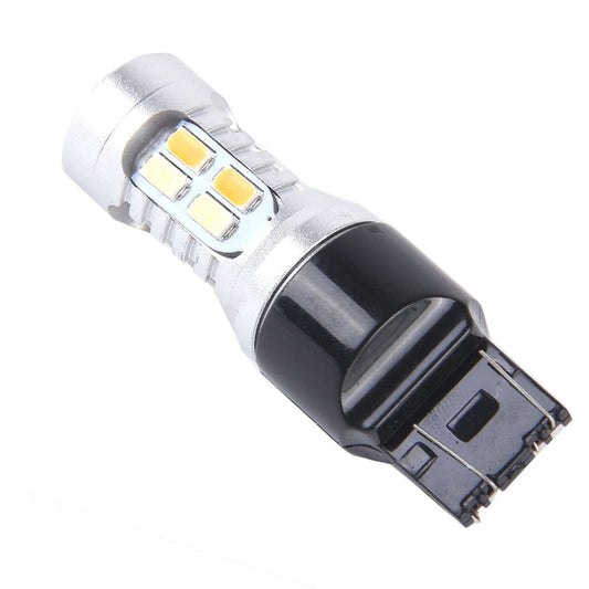 2 PCS T20/7443 10W 1000 LM 6000K White + Yellow Light Turn Signal Light with 20 SMD-5730-LED Lamps And Len. DC 12-24V by buy2fix