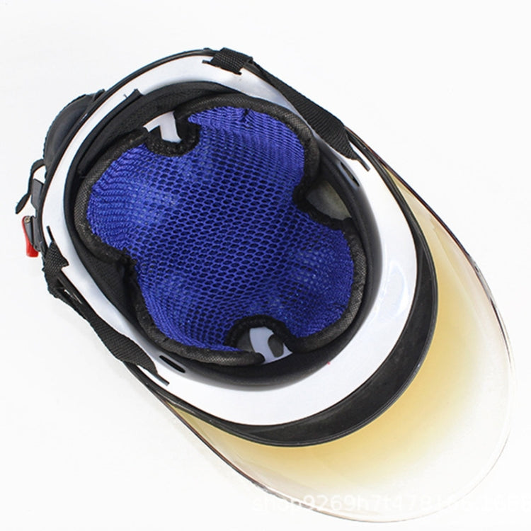 Motorcycle Helmet 3D Honeycomb Mesh Mat Heat-proof Breathable Pad(Blue) - Helmets by buy2fix | Online Shopping UK | buy2fix