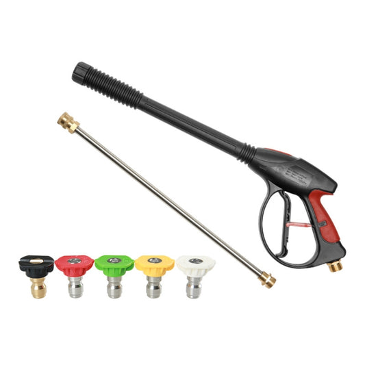 High Pressure Car Wash Gun Water Spray Jet Lance with 5 Nozzles by buy2fix
