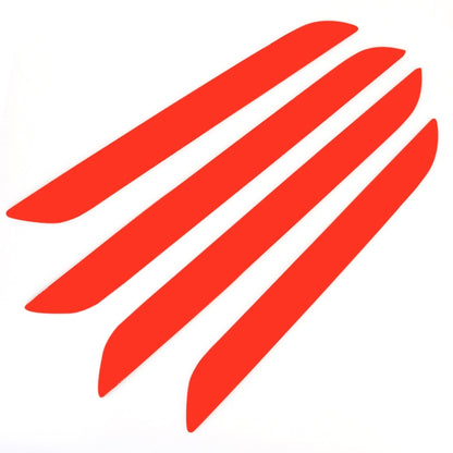 4 PCS Carbon Fibre Car Door Panel Decorative Sticker for Audi Q3 2013-2018 by buy2fix