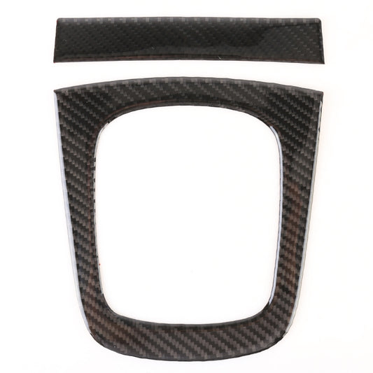2 PCS Carbon Fibre Car Gear Panel Decorative Sticker for Audi Q3 2013-2018 by buy2fix