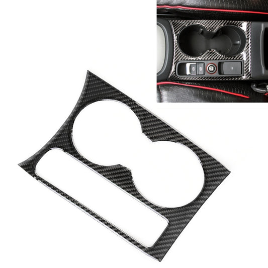 Carbon Fibre Car Water Cup Panel Decorative Sticker for Audi Q3 2013-2018 by buy2fix