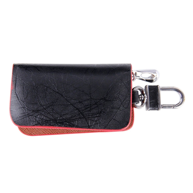 Universal Leather Roots Texture Waist Hanging Zipper Wallets Key Holder Bag (No Include Key)(Red) - Car Key Cases by buy2fix | Online Shopping UK | buy2fix