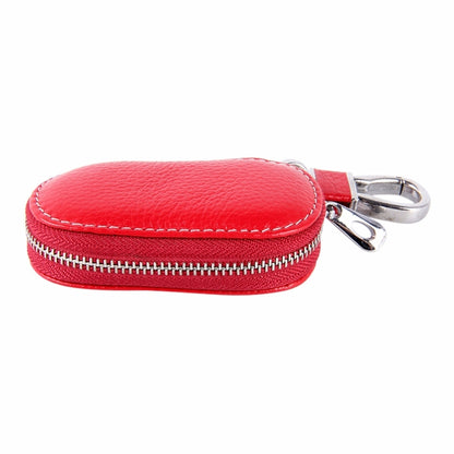 Universal Leather Crocodile Texture Waist Hanging Zipper Wallets Key Holder Bag (No Include Key)(Red) - Car Key Cases by buy2fix | Online Shopping UK | buy2fix