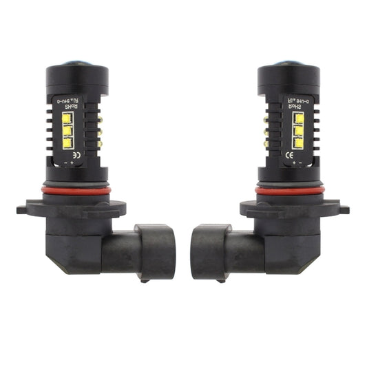 2 PCS MZ 10W 1080LM 5500K 9005 12 XB-D LED Car Front Fog Lights Car Fog Replacement Bulbs Driving Light, DC 12-24V(White Light) by MZ