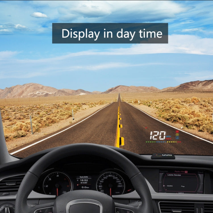 A200 OBD2 3.5 inch Vehicle-mounted Head Up Display Security System, Support Car Speed / Engine Revolving Speed Display / Water Temperature / Voltage - Head Up Display System by buy2fix | Online Shopping UK | buy2fix