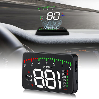 A900 OBD2 3.5 inch Vehicle-mounted Head Up Display Security System, Support Car Speed / Engine Revolving Speed Display / Water Temperature / Voltage / Driving Mileage - Head Up Display System by buy2fix | Online Shopping UK | buy2fix