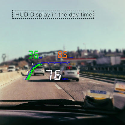 T100 OBD2 4 inch Vehicle-mounted Head Up Display Security System, Support Car Speed / Engine Revolving Speed Display / Instantaneous Fuel Consumption / Detection and Elimination Fault Code - Head Up Display System by buy2fix | Online Shopping UK | buy2fix