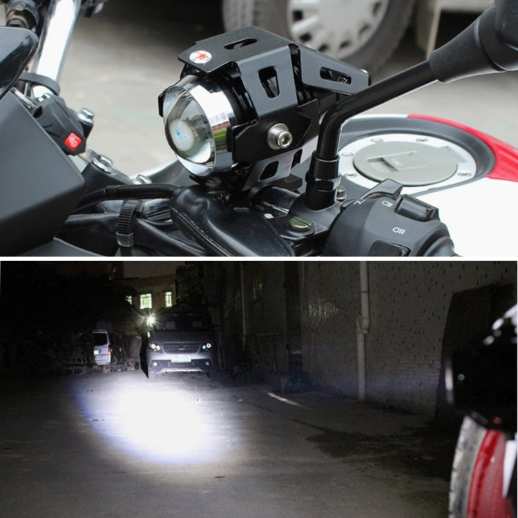 U5 10W 1000LM CREE LED External Motorcycle Headlight Lamp, DC 12-80V(White Light) - Headlights by buy2fix | Online Shopping UK | buy2fix