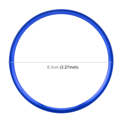Car Auto Steering Wheel Ring Cover Trim Sticker Decoration for Audi A4L / A3 / A5 2017-2019(Blue) by buy2fix
