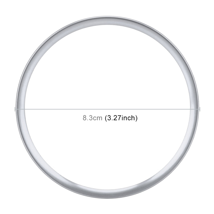 Car Auto Steering Wheel Ring Cover Trim Sticker Decoration for Audi A4L / A3 / A5 2017-2019(Silver) by buy2fix