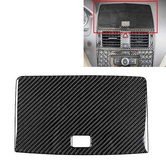 Car Dashboard Navigation Carbon Fiber Decorative Sticker for Mercedes-Benz W204 2007-2010 by buy2fix