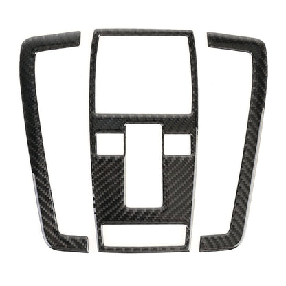3 PCS Car Front Dome Light Panel Carbon Fiber Decorative Sticker for Mercedes-Benz W204 2007-2013 by buy2fix