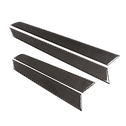4 PCS Car Door Panel Carbon Fiber Decorative Sticker for Mercedes-Benz W204 2007-2013 by buy2fix