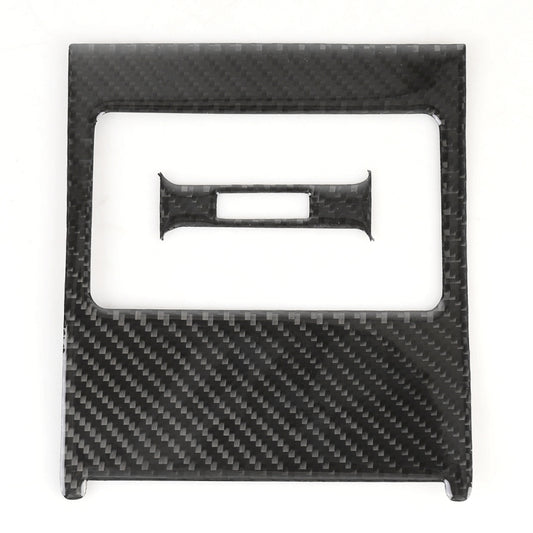 2 PCS Car Rear Air Outlet Frame Carbon Fiber Decorative Sticker for Mercedes-Benz W204 2007-2013 by buy2fix