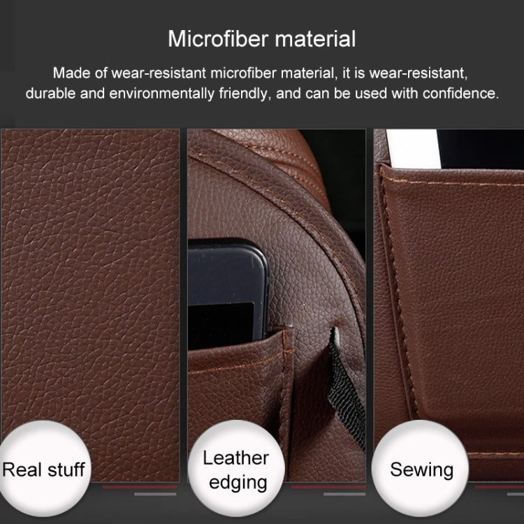 Multifunction Car Seat Pockets Folding Storage Bag (Brown) - Stowing Tidying by buy2fix | Online Shopping UK | buy2fix