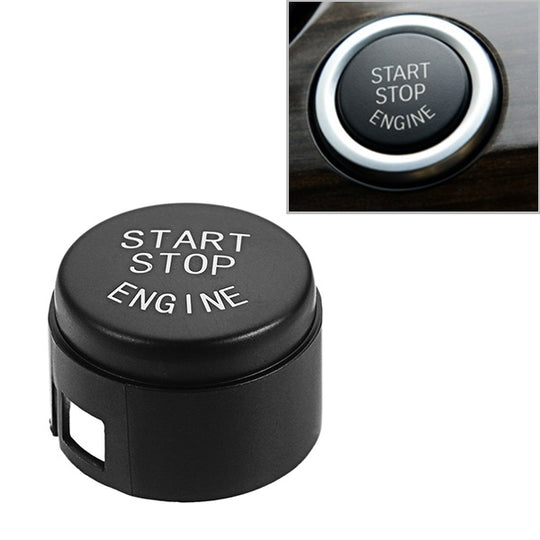 61319153832 für BMW 5/6/7 Serie F Chassis ohne Start und Stop 2009–2013 Auto Start Stop Engine Button Switch Cover ersetzen (Schwarz)