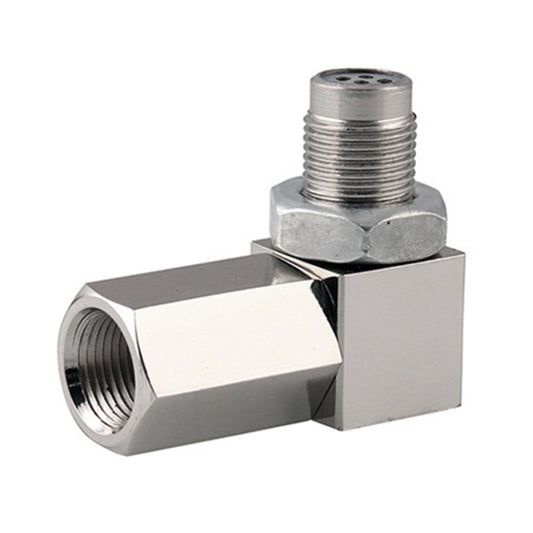 90 Degree Car Oxygen Sensor Spacer Engine Light CEL Check Bung Mini Catalytic Converter M18 x 1.5 by buy2fix