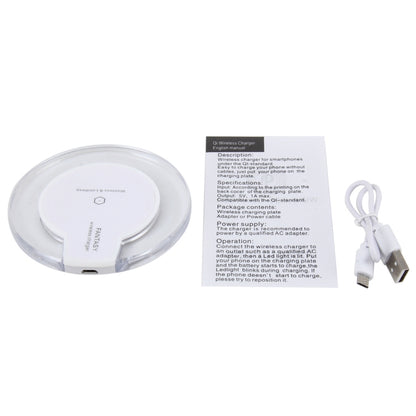 Safety Wireless and Limitless QI-standard Wireless Charger Fast Charging Charger with Micro USB Cable - Wireless Charger Receiver by buy2fix | Online Shopping UK | buy2fix