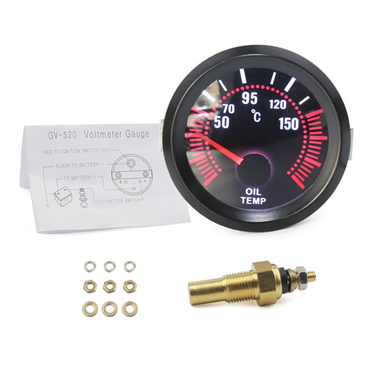 52mm 12V Universal Car Modified Oil Temperature Gauge by buy2fix