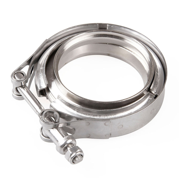 2 inch Car Turbo Exhaust Downpipe V-Band Clamp Stainless Steel 304 Flange Clamp by buy2fix