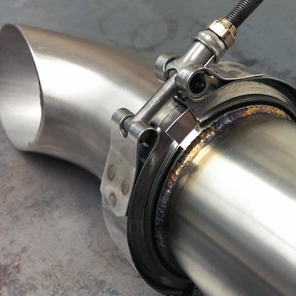 2 inch Car Turbo Exhaust Downpipe V-Band Clamp Stainless Steel 304 Flange Clamp by buy2fix