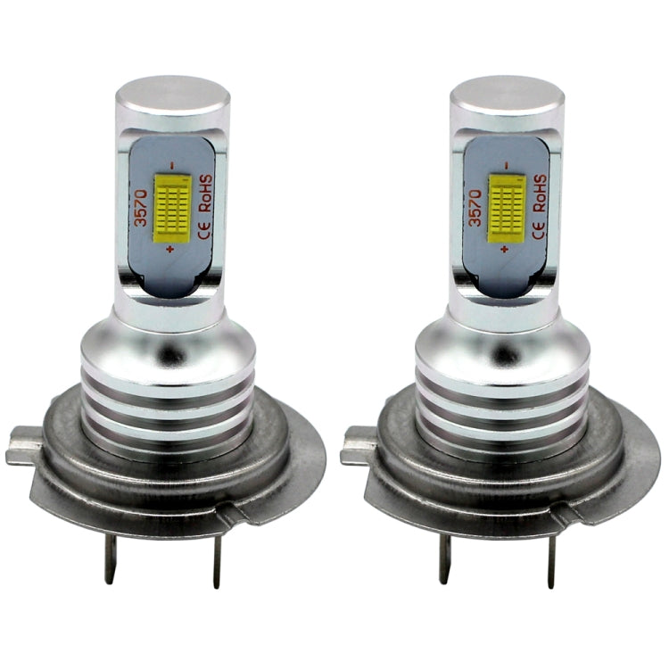 2 PCS H7 72W 1000LM 6000-6500K Super Bright White Light Car Fog LED Bulbs, DC 12-24V - In Car by buy2fix | Online Shopping UK | buy2fix